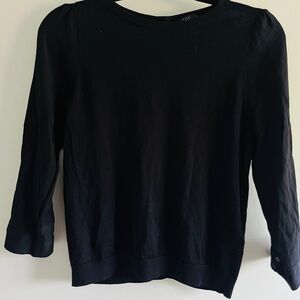 3/$18 COS Black Long Sleeve Top